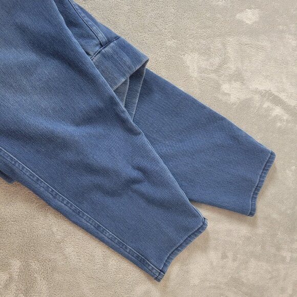 Venezia Womens Jeans 20 Plus Jegging Cropped Pull On Blue Denim Comfy SL41E - Picture 4 of 8